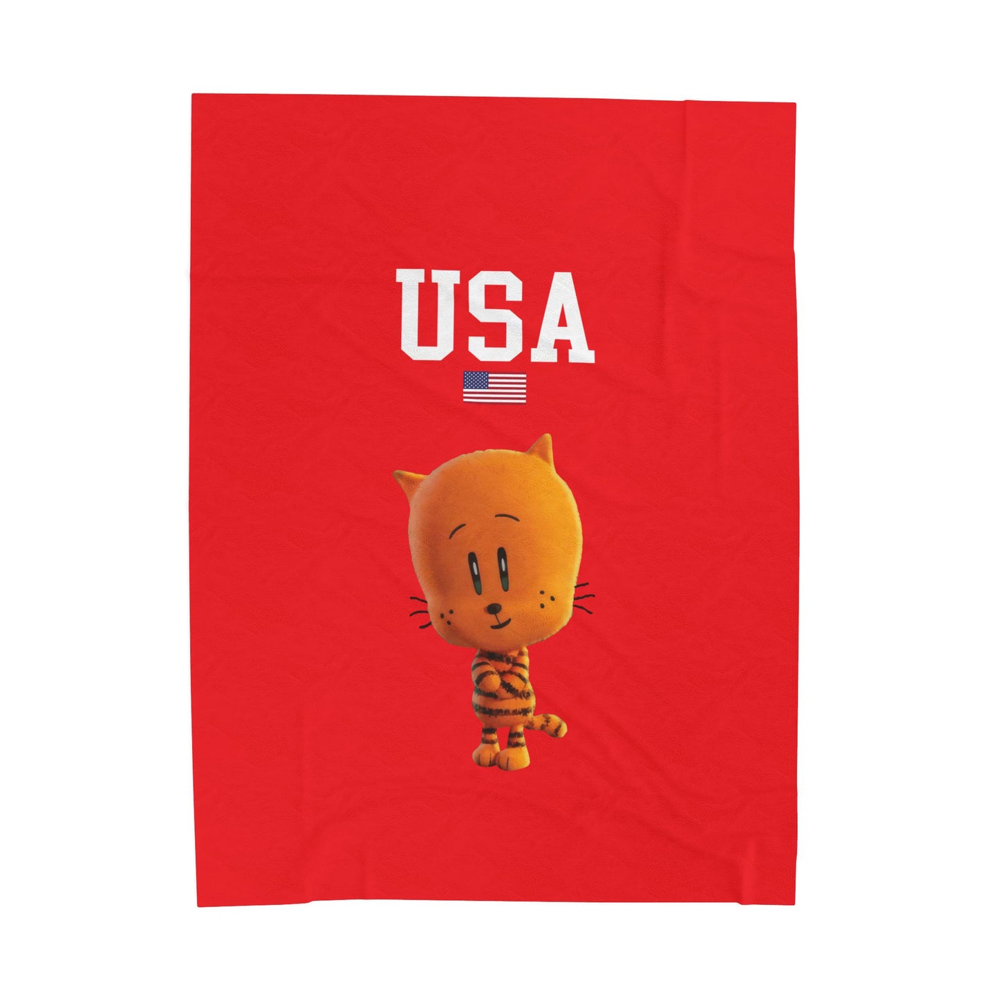 Princess Grace  TEAM USA  Velveteen Plush Blanket