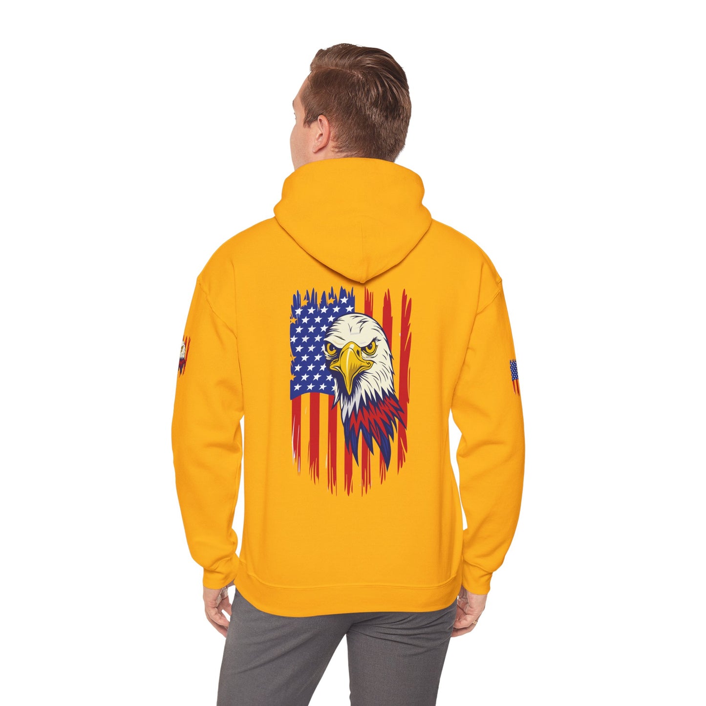 Princess Grace  Patriotic Eagle Unisex Heavy Blend Hoodie