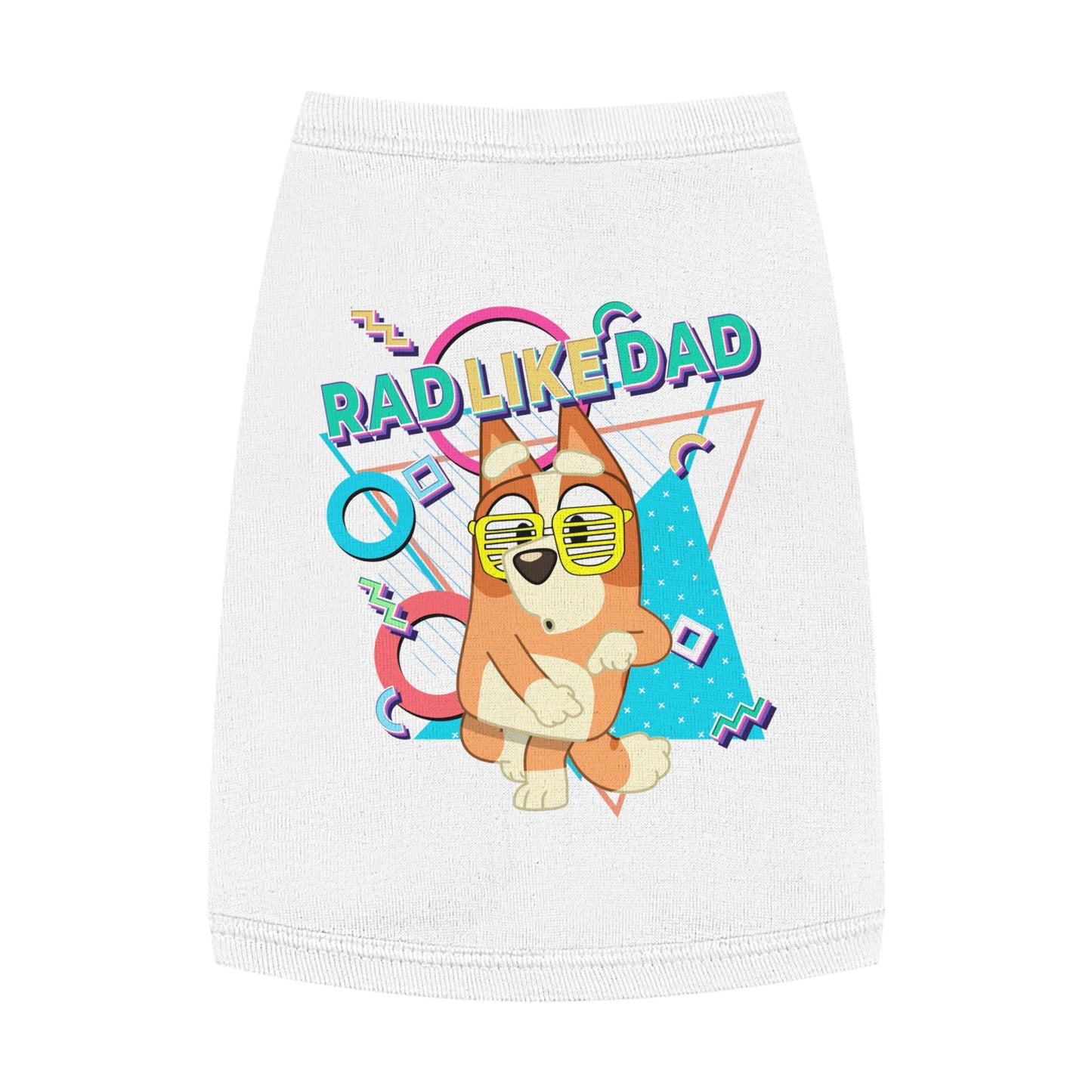 Princess Grace  Rad Like Dad Pet Tank Top Cool Dog Apparel for Pet Lovers