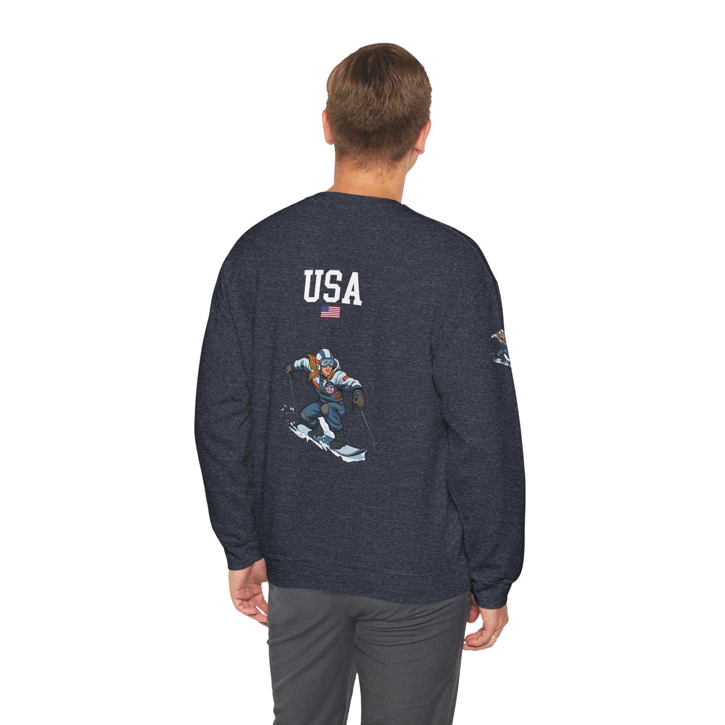 Princess Grace  TEAM USA  Unisex Heavy Blend  Crewneck Sweatshirt