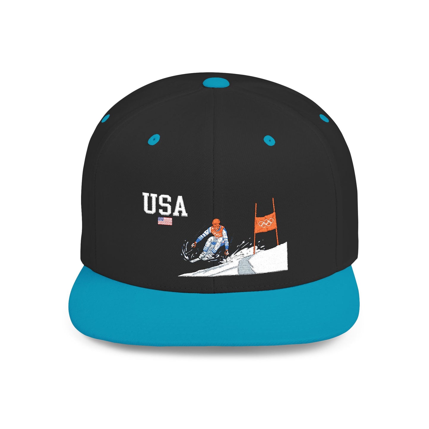 Princess Grace  TEAM USA  Flat Bill Snapback Hat
