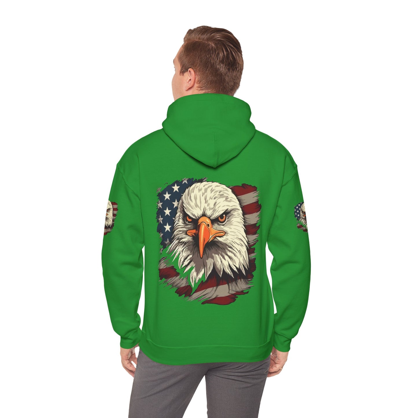 Princess Grace American Eagle Bold Unisex Heavy Blend Hooded Sweatshirt