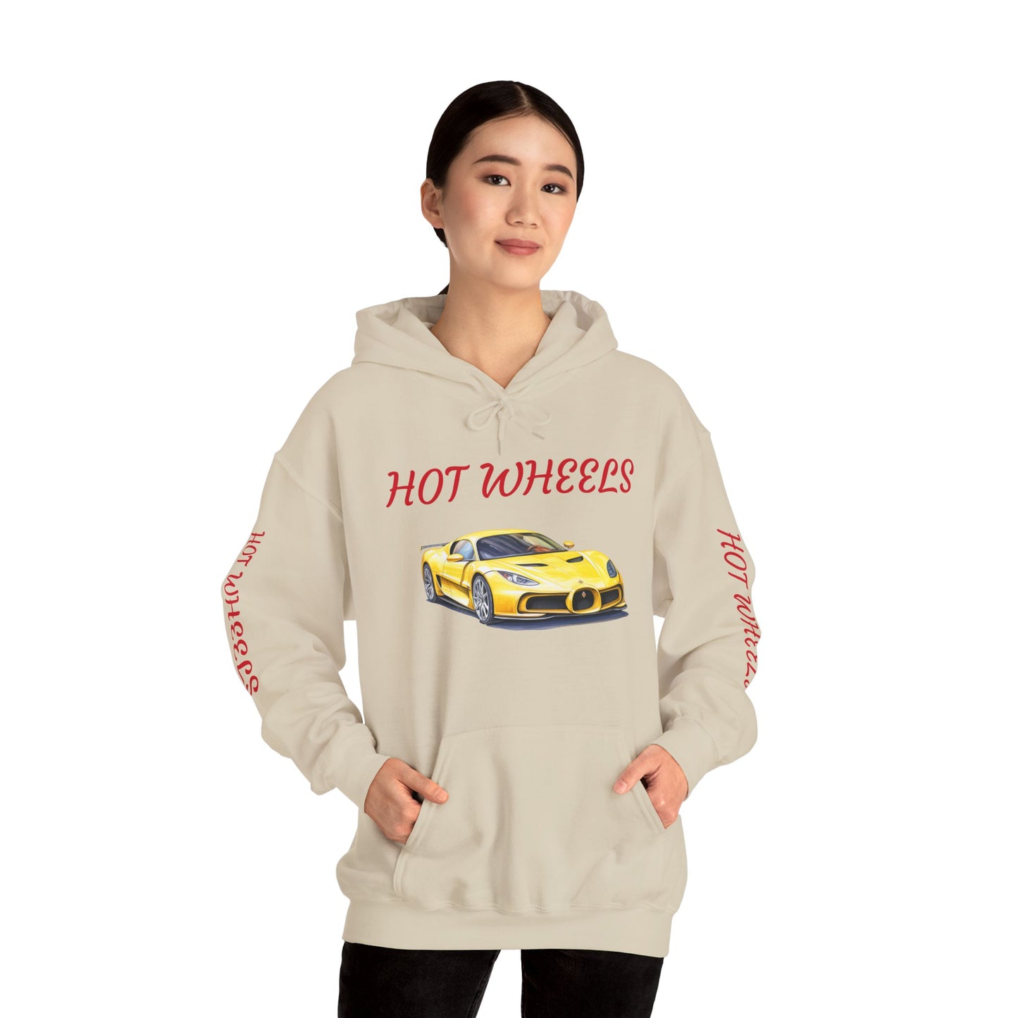 Princess Grace  Hot Wheels Unisex Hooded Sweatshirt Racing Style for Car Enthusiasts