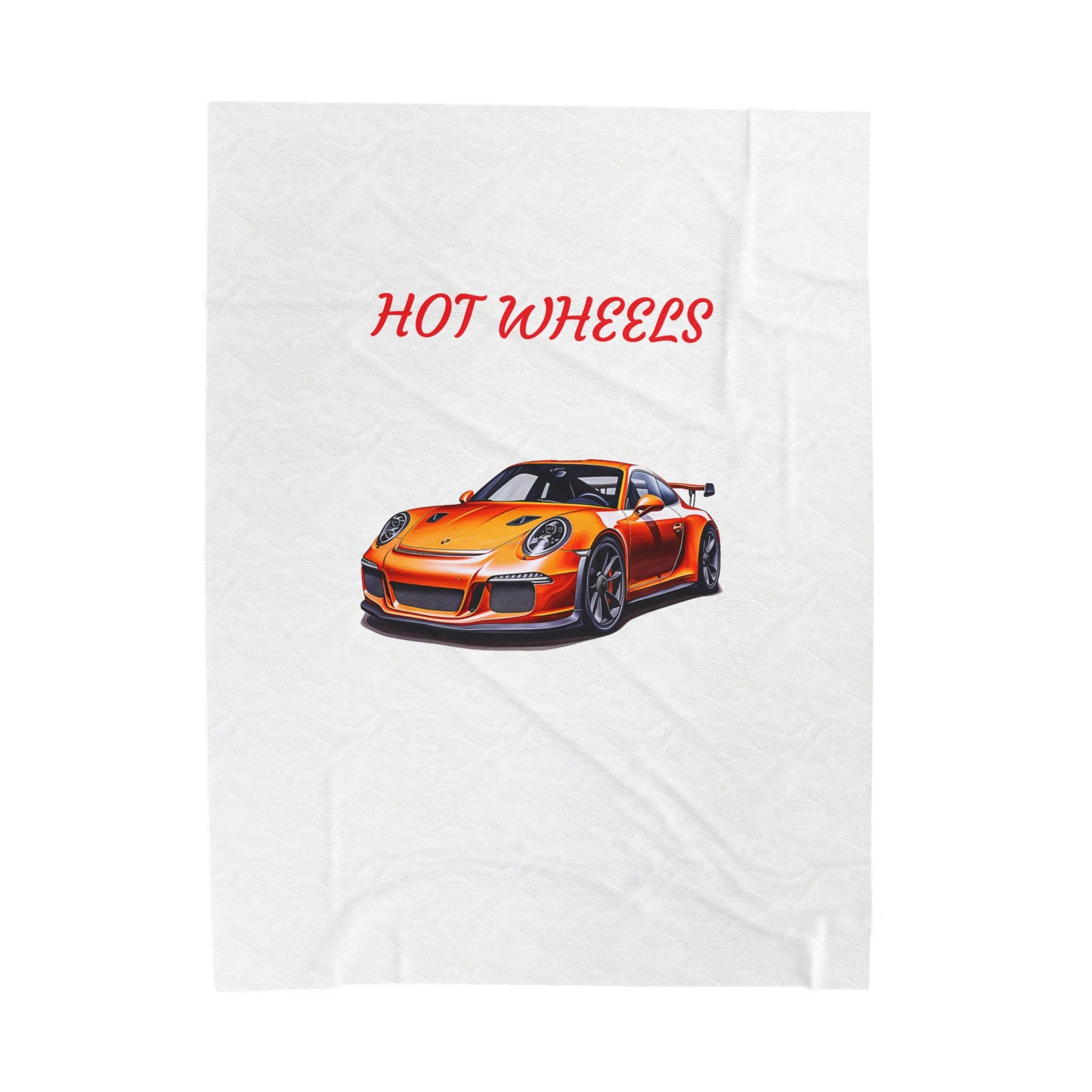 Princess Grace  Hot Wheels Velveteen Plush Blanket  Cozy Blanket for Car Lovers