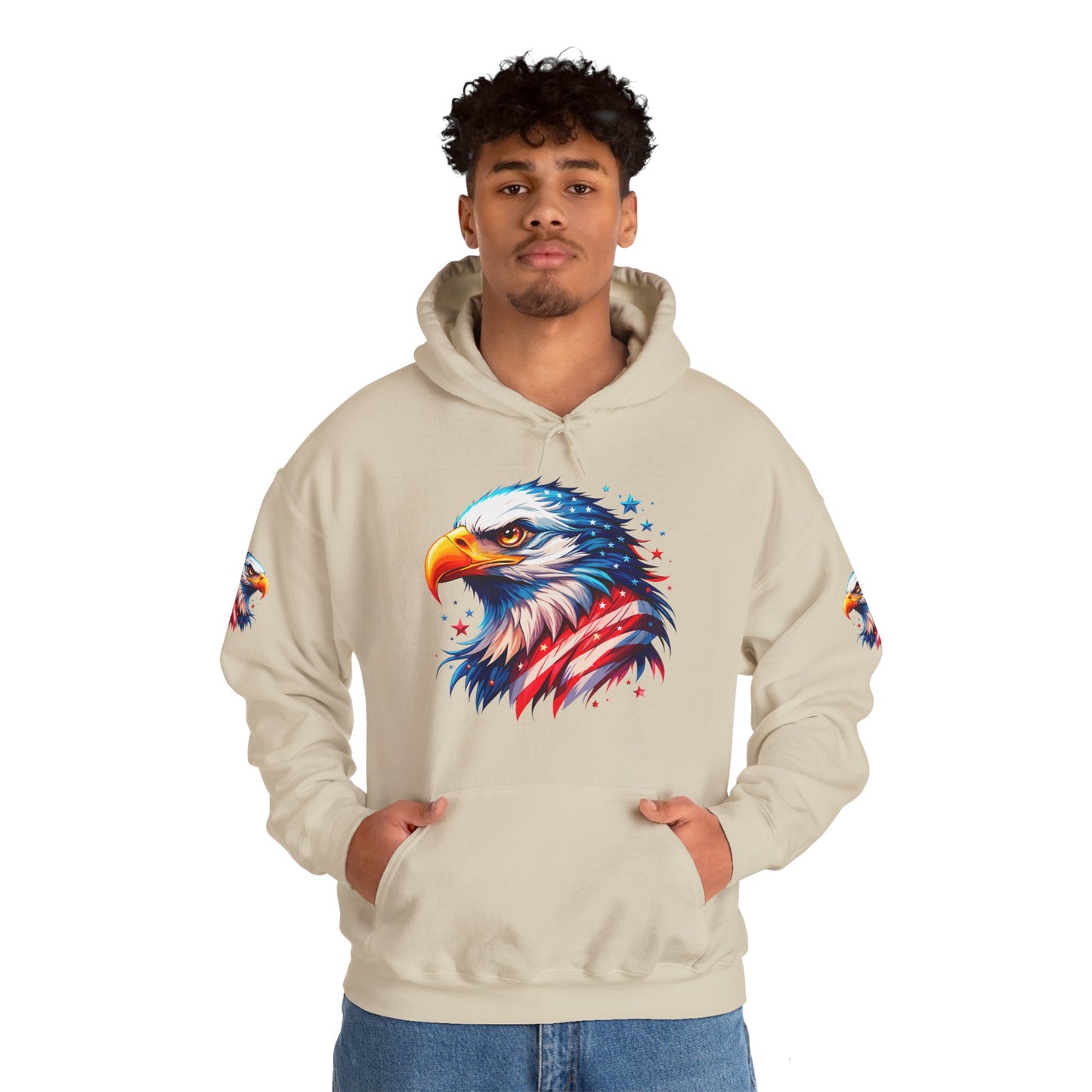 Princess Grace  American  Eagle Unisex Heavy Blend Hooded Sweatshirt
