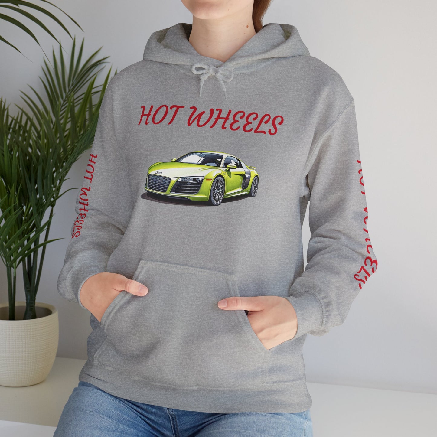 Princess Grace  Hot Wheels Unisex Hooded Sweatshirt Cool Car Design for Auto Enthusiasts