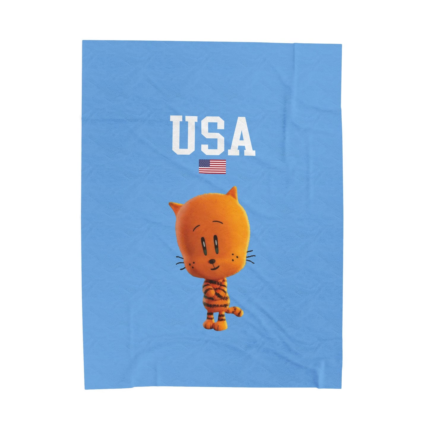 Princess Grace  TEAM USA  Velveteen Plush Blanket