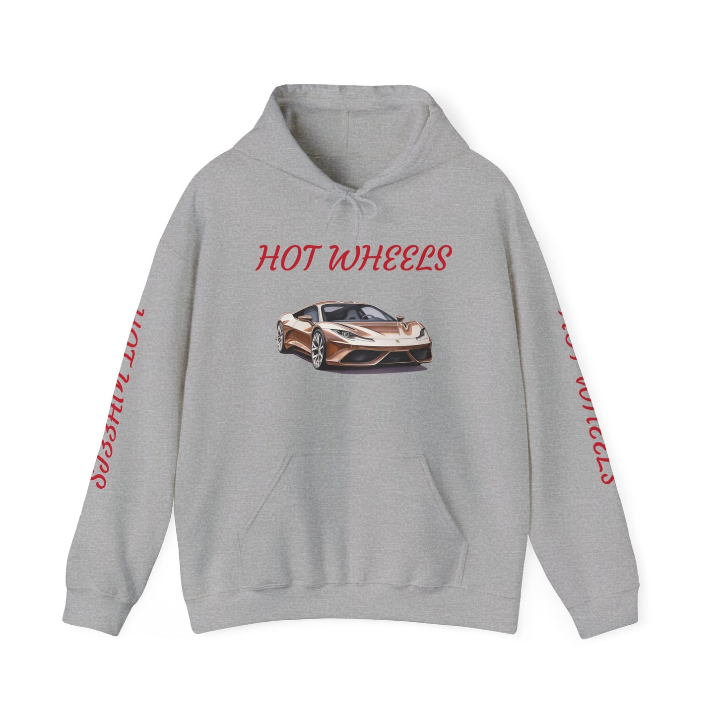 Princess Grace  Hot Wheels Unisex Hooded Sweatshirt Stylish Car Graphic Design for Car Enthusiasts