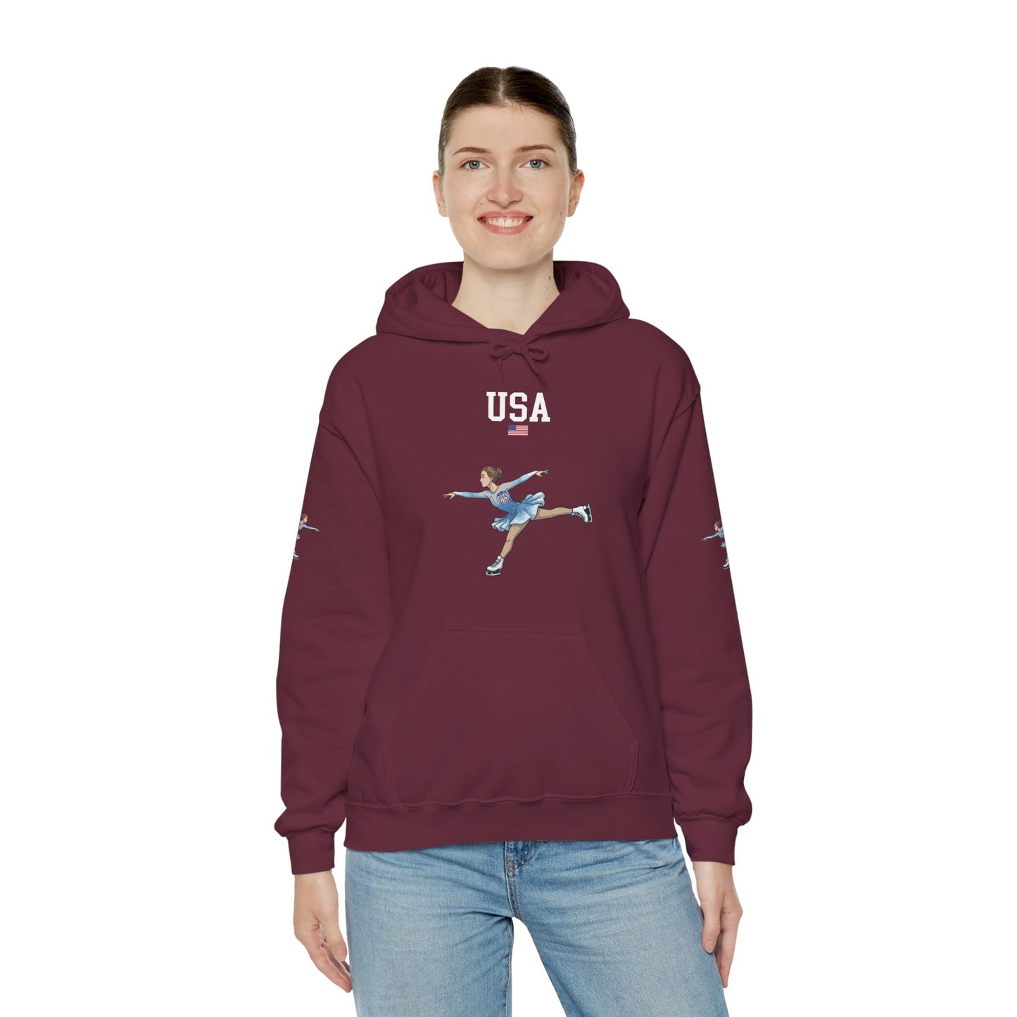 Princess Grace  TEAM USA   Unisex Heavy Blend Hooded Sweatshirt