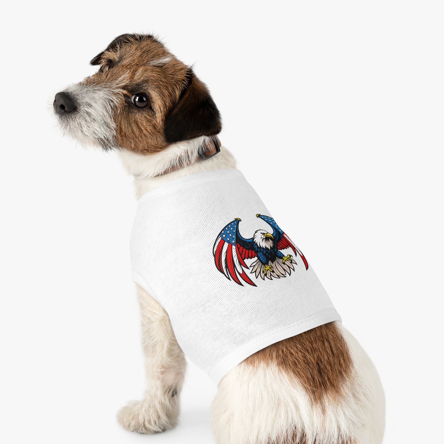 Princess Grace Patriotic Pet Tank Top USA Flag Eagle Design