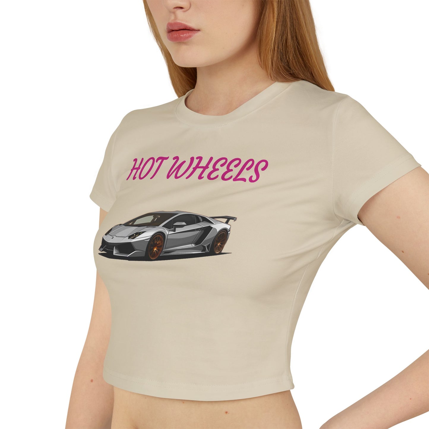 Princess Grace  Hot Wheels Graphic Baby Tee for Car Enthusiasts