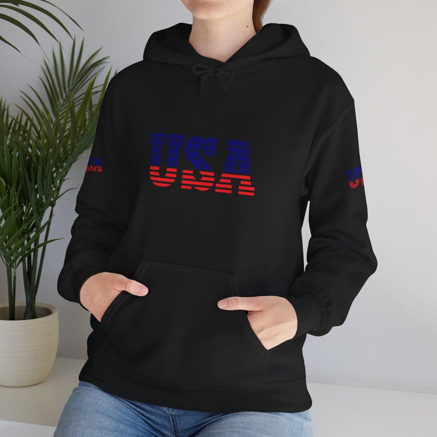 Princess Grace  TEAM USA  Unisex Heavy Blend  Hooded Sweatshirt  Patriotic Eagle Design