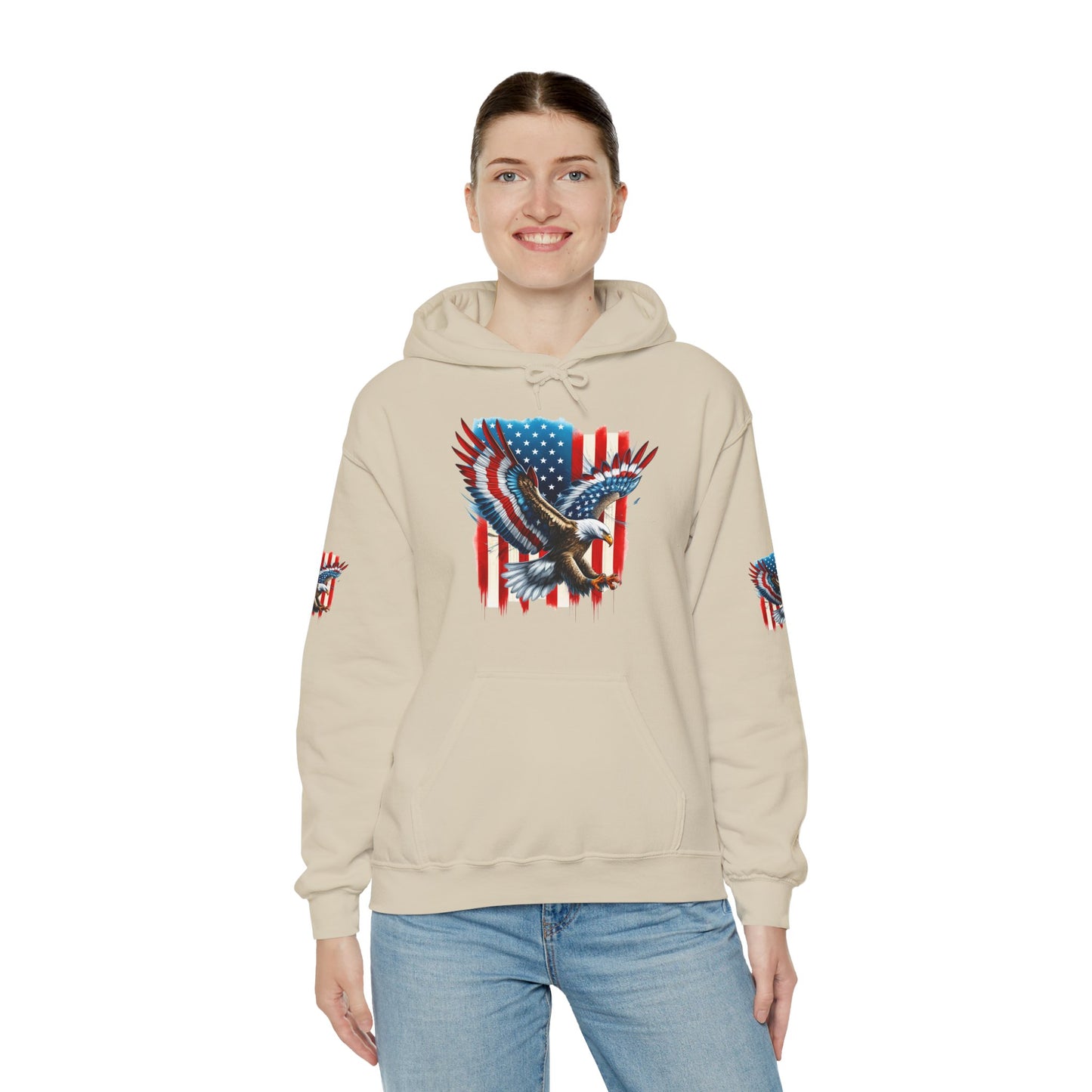 Princess Grace Patriotic Unisex Heavy Blend Hooded Sweatshirt