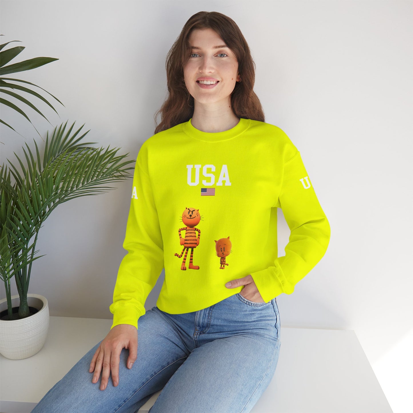Princess Grace  TEAM USA  Unisex Heavy Blend  Crewneck Sweatshirt