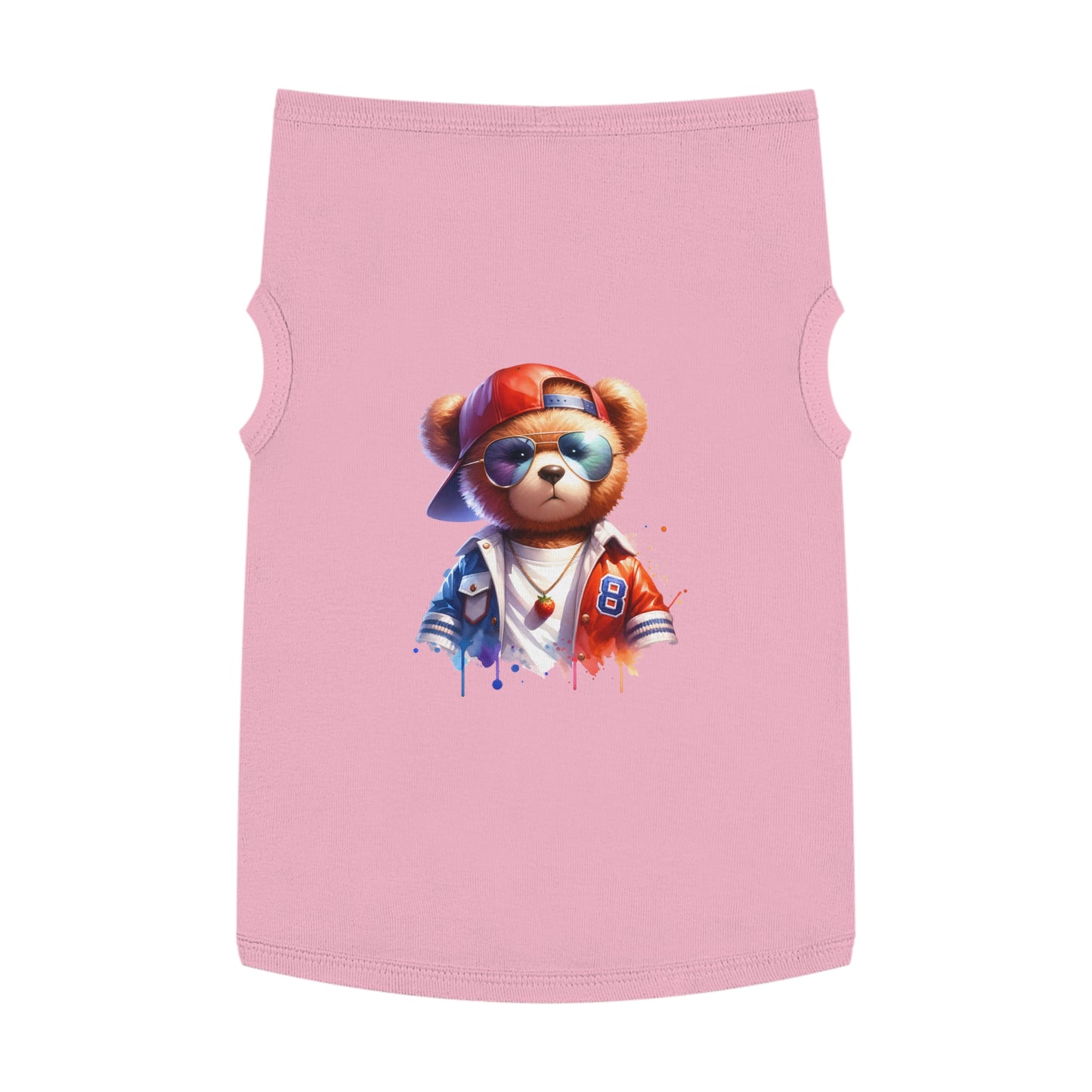 Princess Grace  CUTE Cool Bear Pet Tank Top  Stylish Dog Apparel for Fun Outings