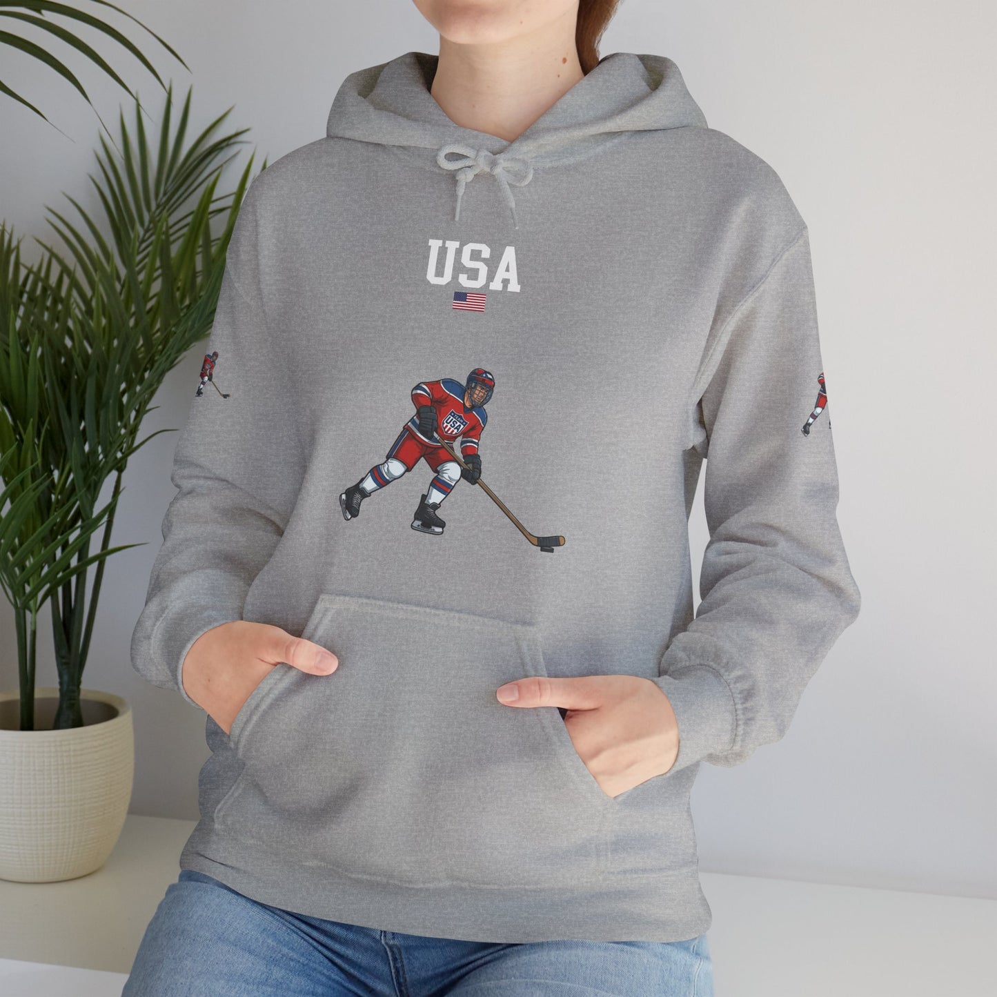 Princess Grace  TEAM USA  Unisex Heavy Blend Hooded Sweatshirt