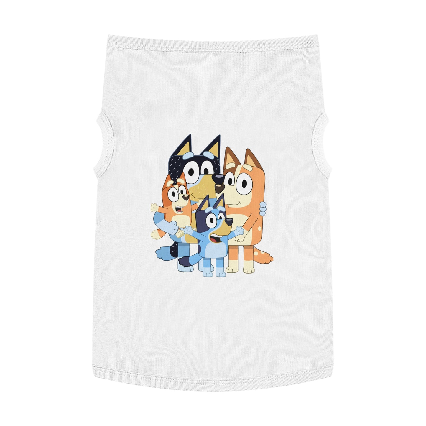 Princess Grace BLUEY  Cute Cartoon Pet Tank Top  Fun & Stylish Dog Apparel