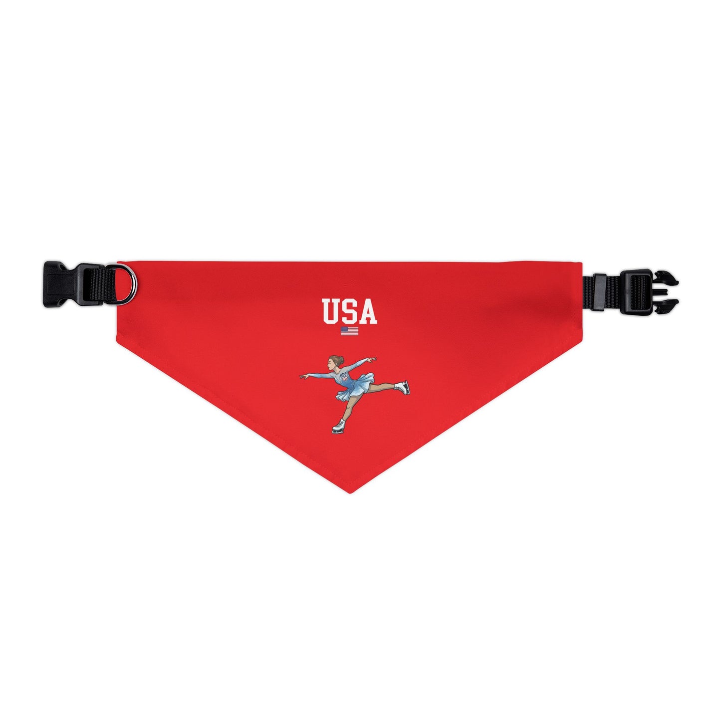 Princess Grace  TEAM USA  Pet Bandana Collar
