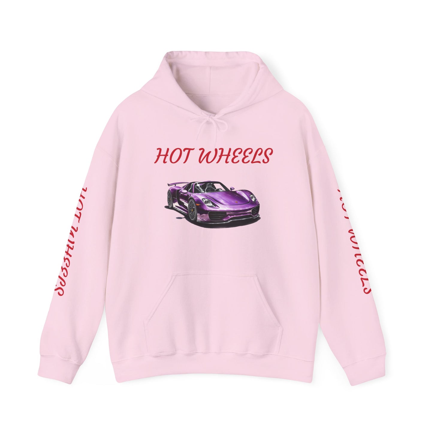 Princess Grace  Unisex Heavy Blend Hooded Sweatshirt  Hot Wheels Purple Sports Car