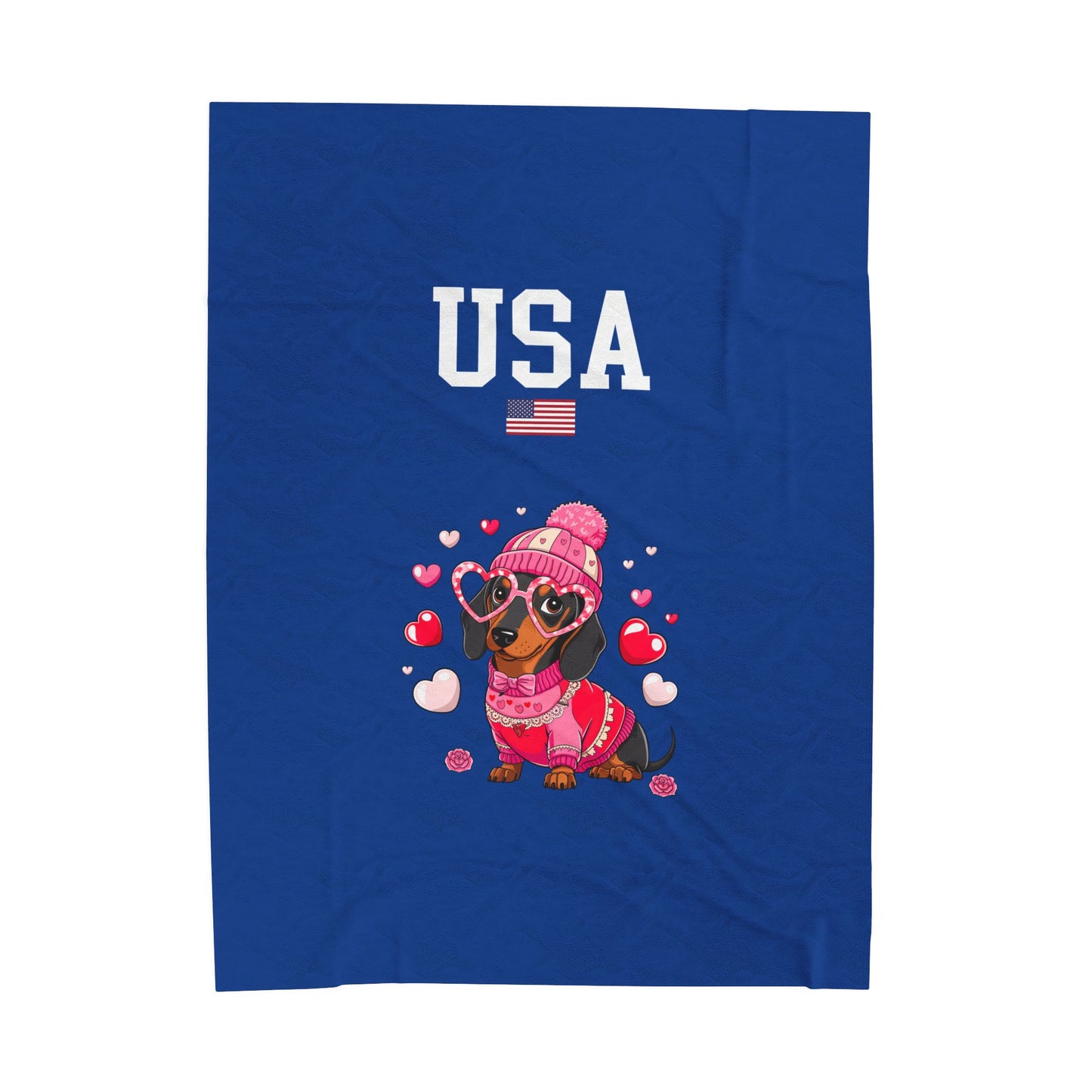 Princess Grace  TEAM USA  Velveteen Plush Blanket