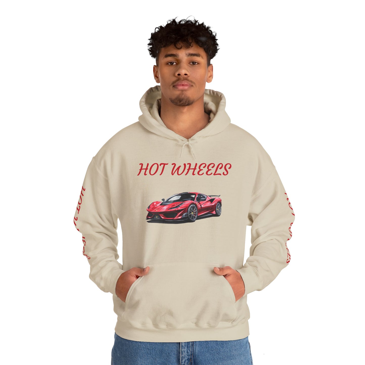 Princess Grace  Hot Wheels Unisex Heavy Blend Hooded Sweatshirt Perfect for Car Enthusiasts and Collectors