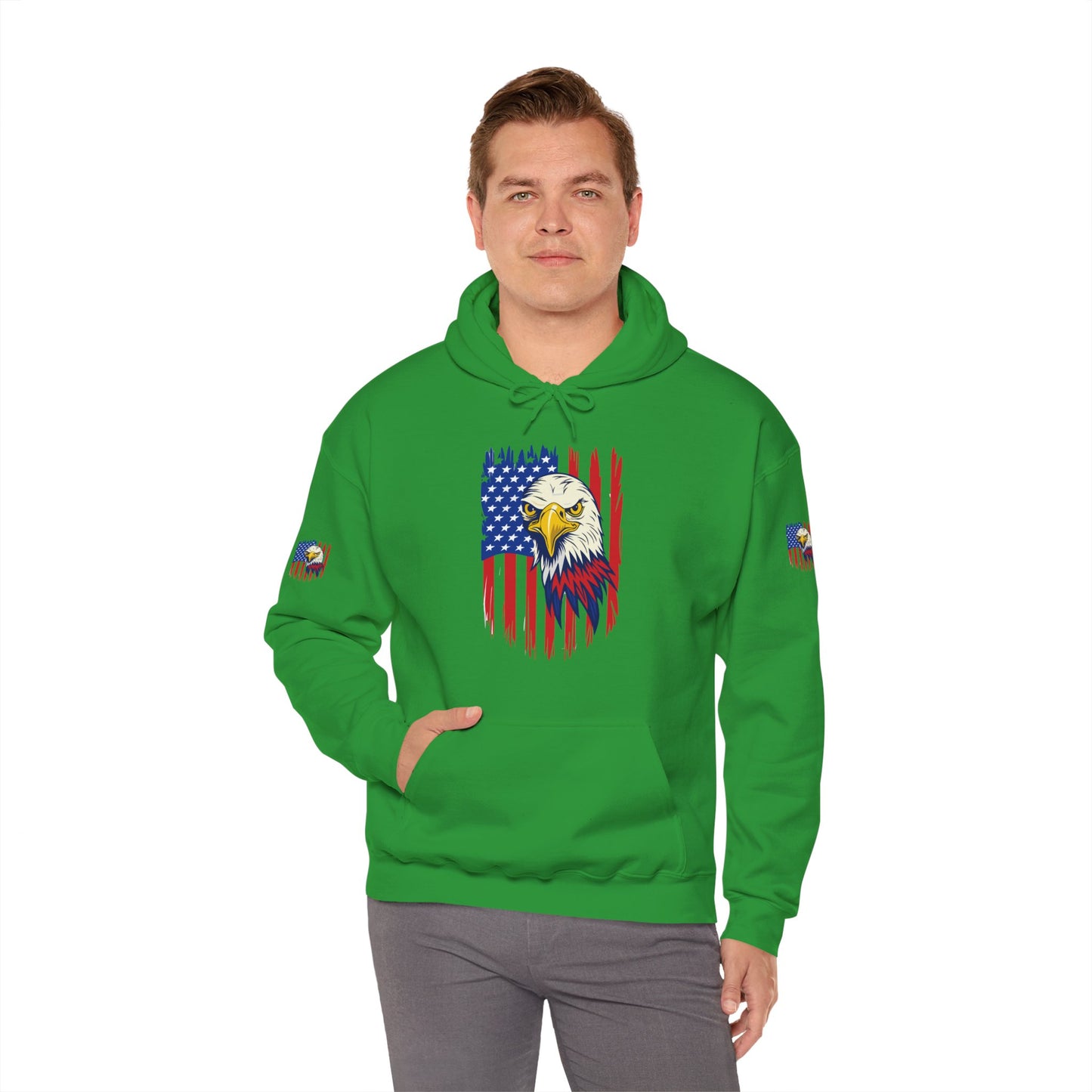 Princess Grace  Patriotic Eagle Unisex Heavy Blend Hoodie