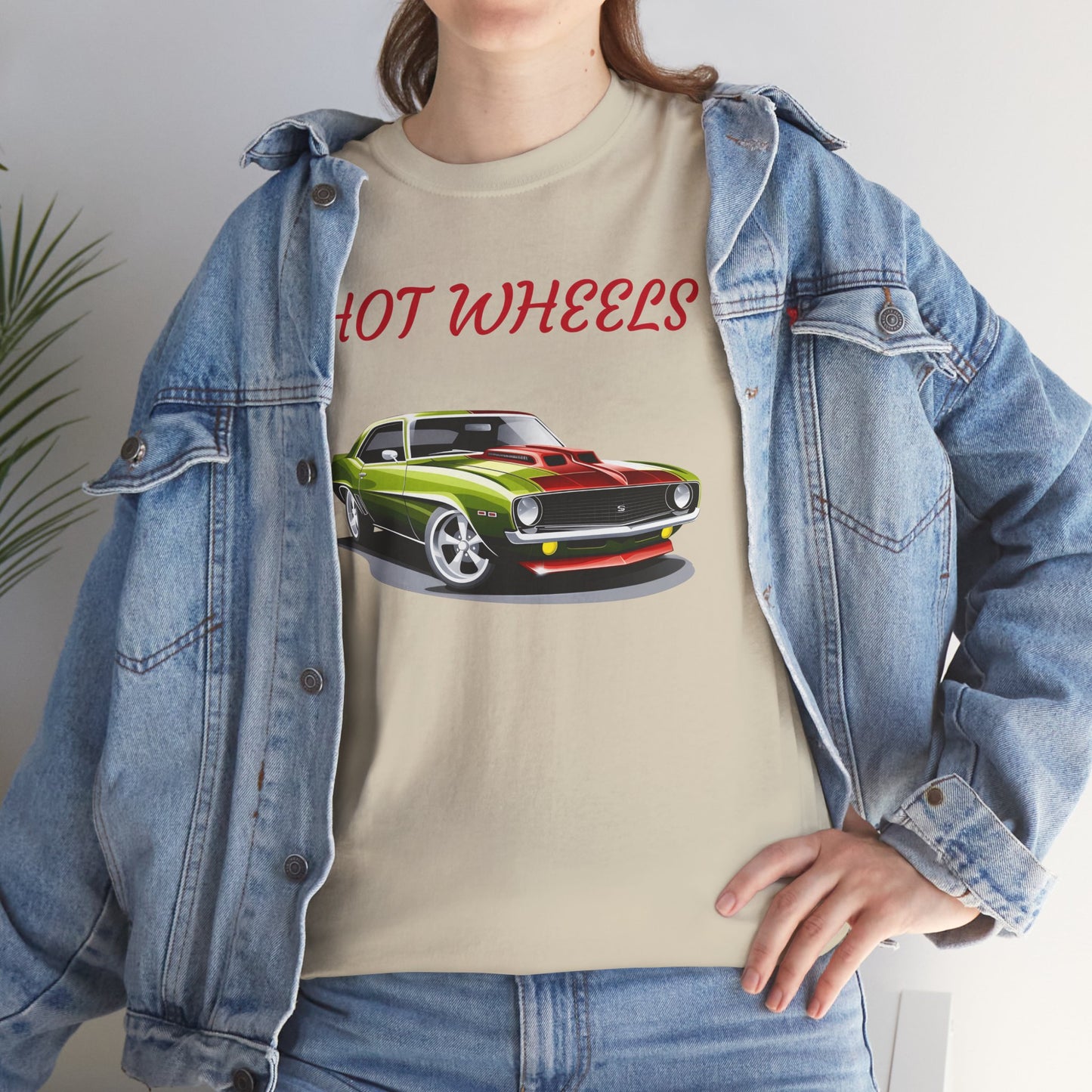 Princess Grace  Hot Wheels Unisex Heavy Cotton Tee Classic Car Graphic T-Shirt