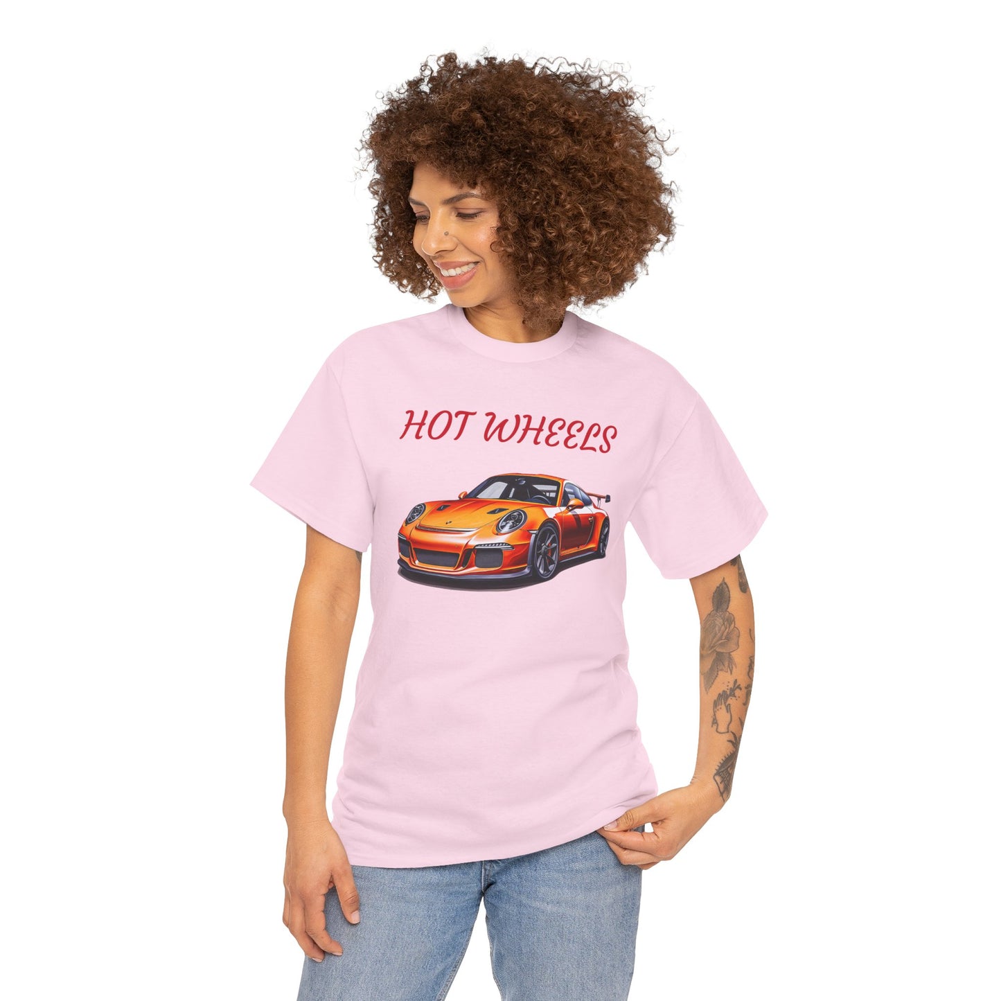 Princess Grace  Hot Wheels Unisex Heavy Cotton Tee Perfect for Car Enthusiasts