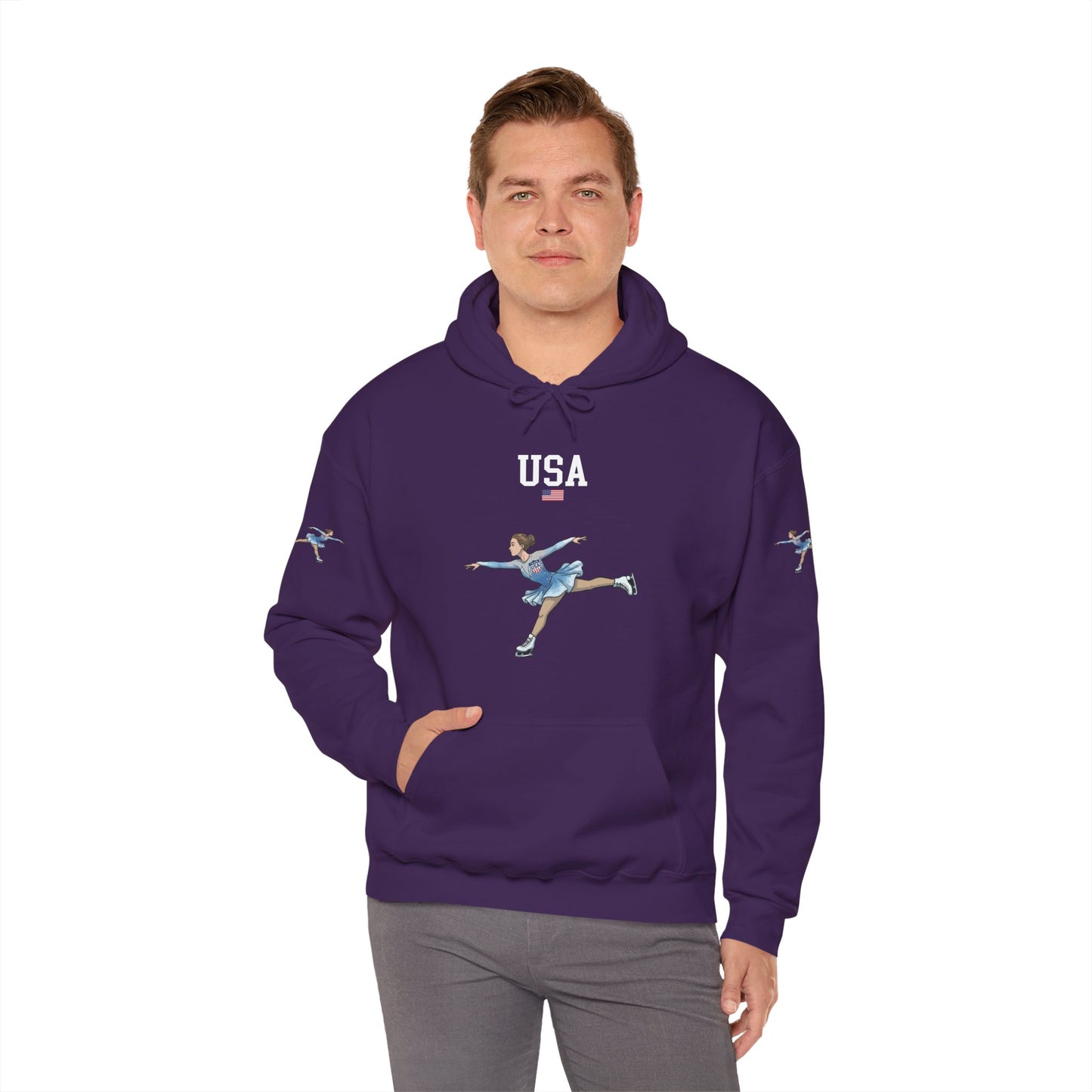 Princess Grace  TEAM USA  Unisex Heavy Blend Hooded Sweatshirt