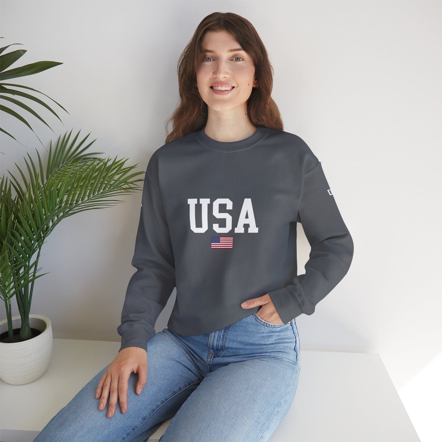 Princess Grace TEAM USA  Unisex Heavy Blend Crewneck Sweatshirt