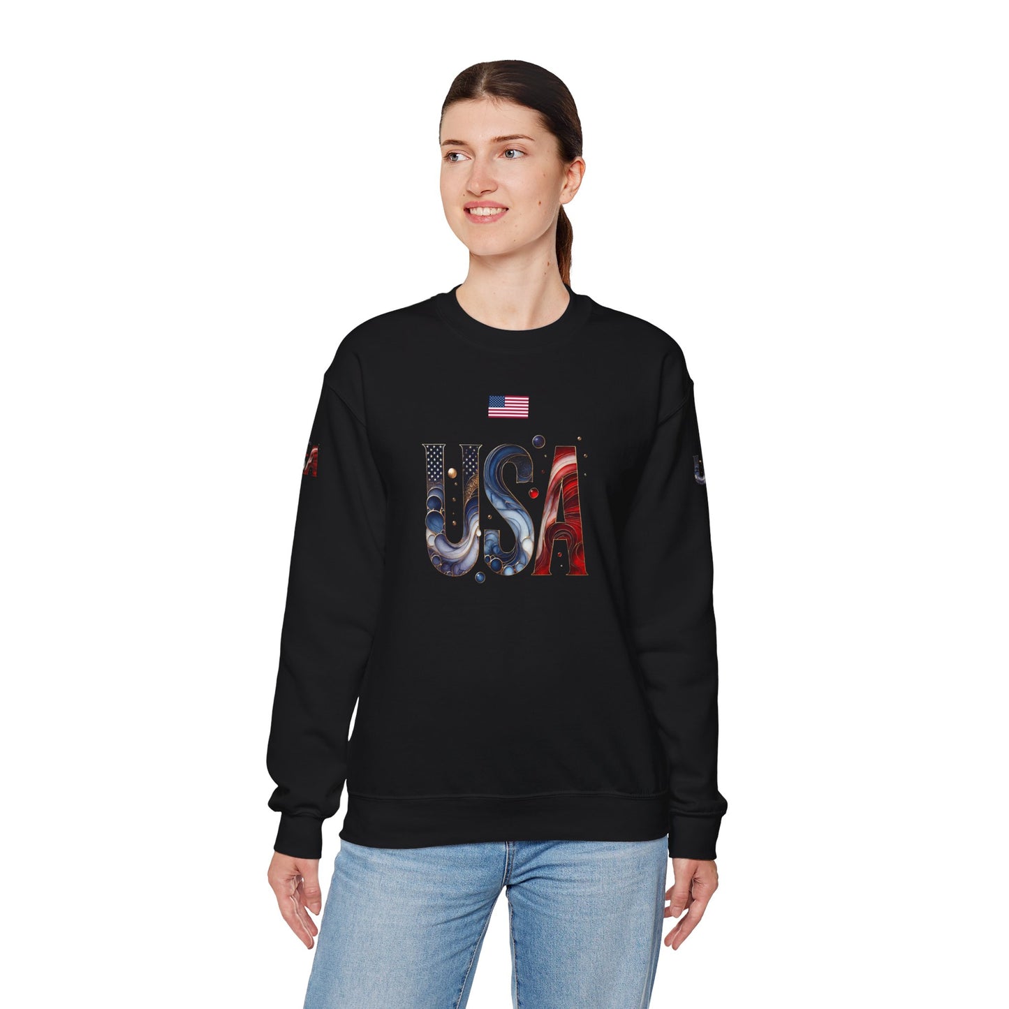 Princess Grace TEAM USA Unisex Heavy Blend Crewneck Sweatshirt
