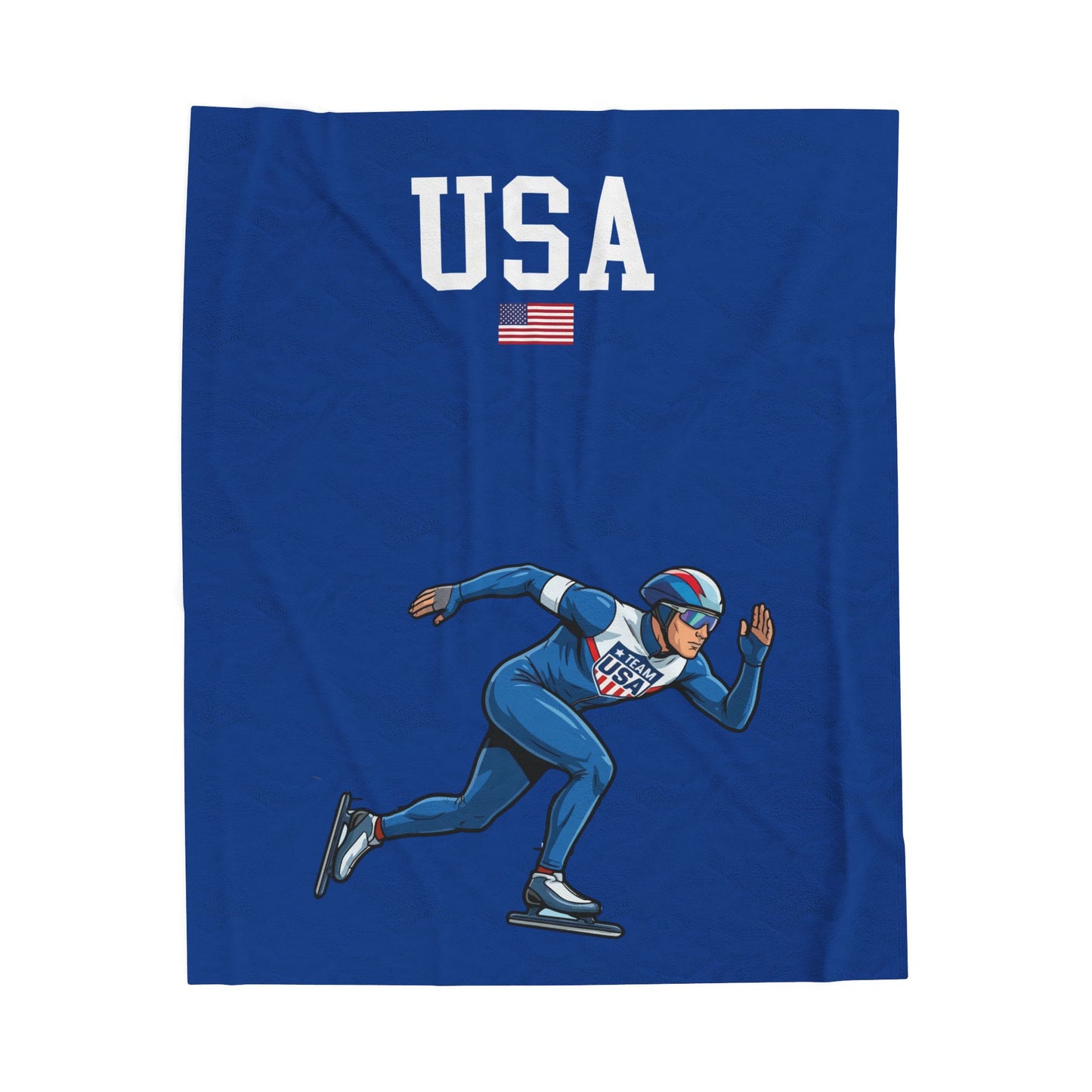 Princess Grace  TEAM USA  Velveteen Plush Blanket