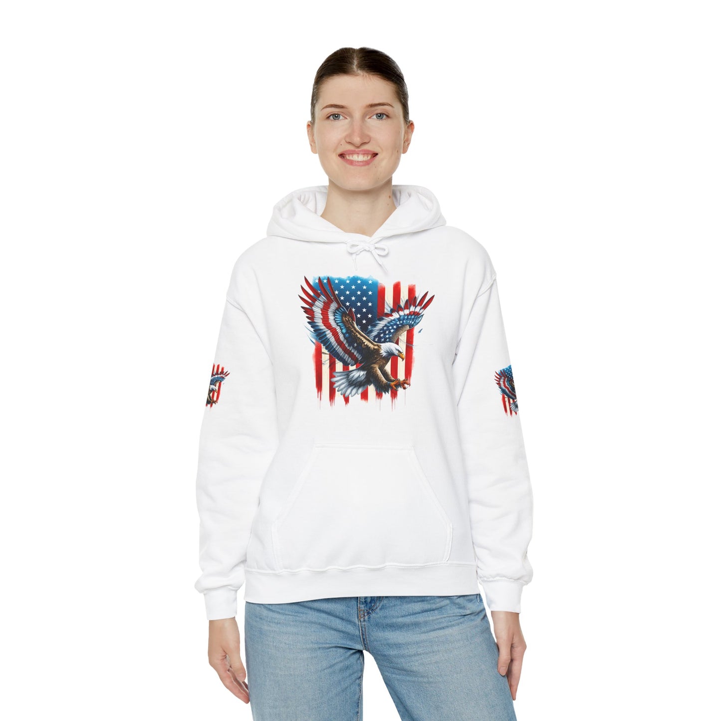 Princess Grace Patriotic Unisex Heavy Blend Hooded Sweatshirt