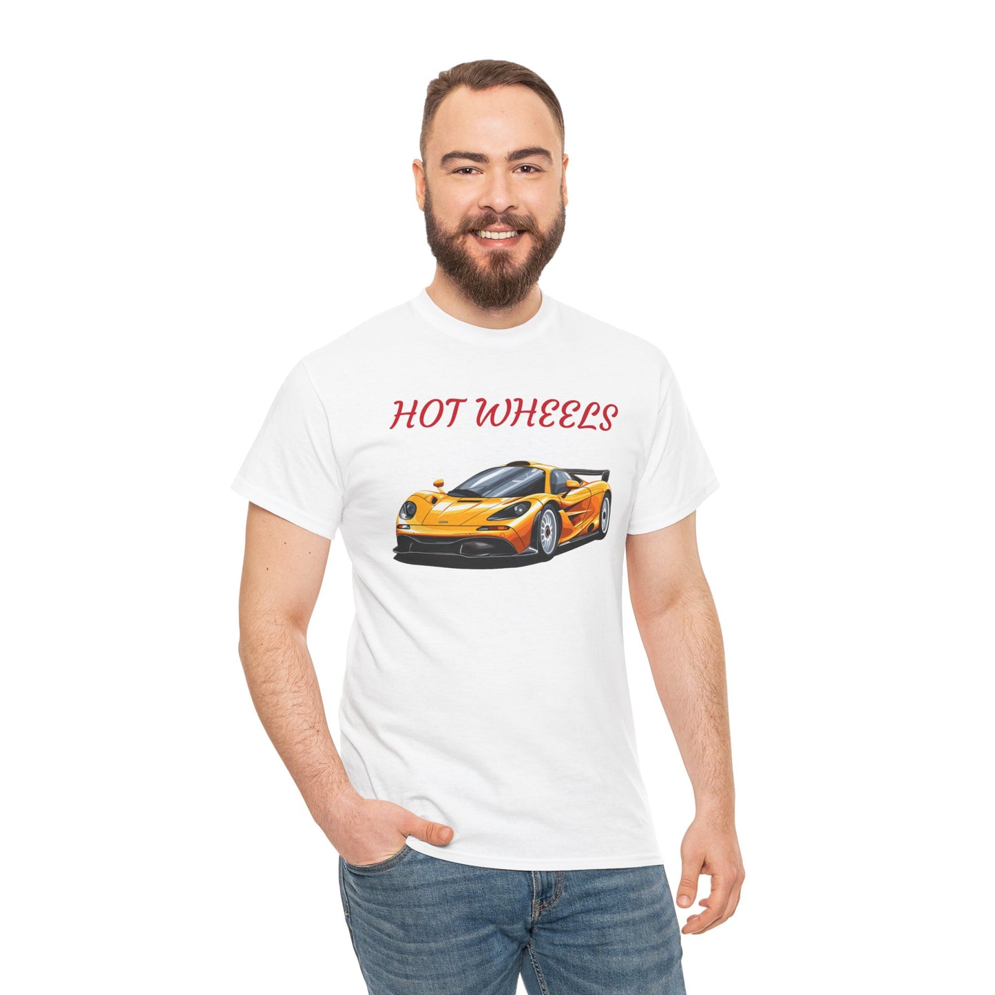 Princess Grace  Hot Wheels Unisex Heavy Cotton Tee Cool Car Graphic T-Shirt for Enthusiasts