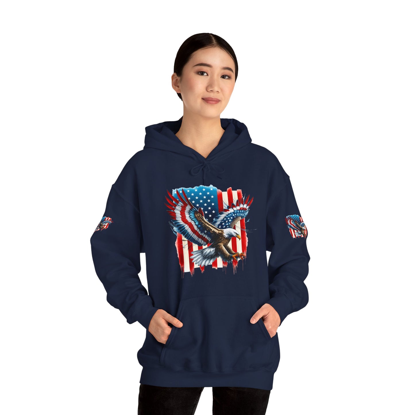 Princess Grace Patriotic Unisex Heavy Blend Hooded Sweatshirt