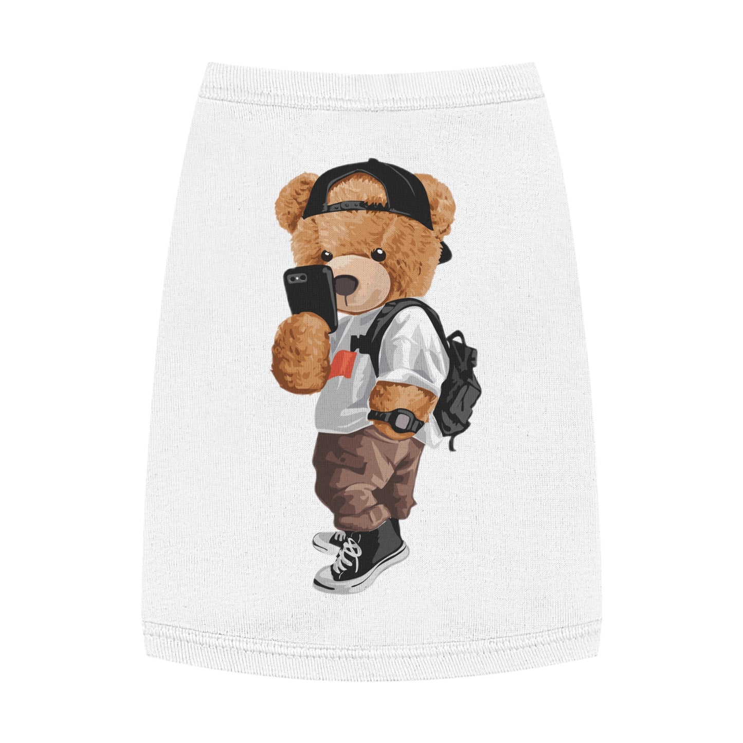 Princess CUTE Trendy Bear Graphic Pet Tank Top Stylish Outfit for Dogs and Cats