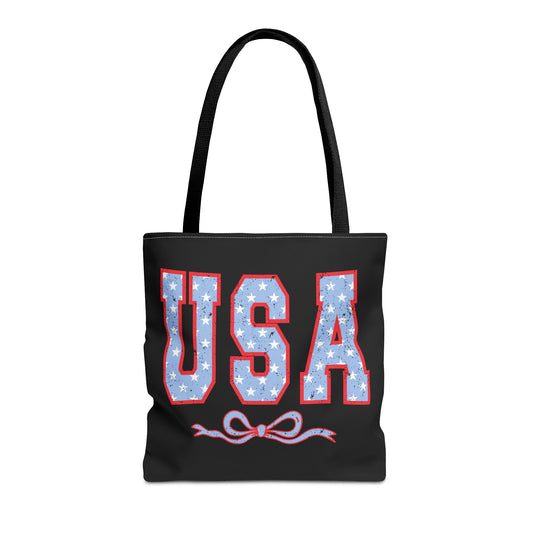 Princess Grace  Patriotic USA Tote Bag Stylish & Versatile for Celebrations