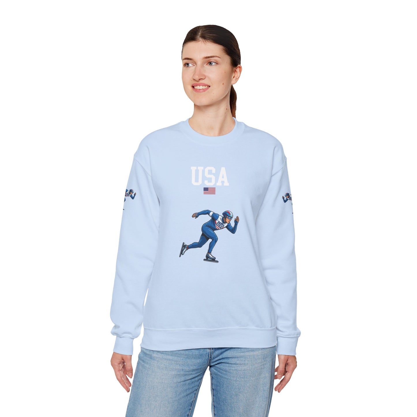 Princess Grace  TEAM USA  Unisex Heavy Blend  Crewneck Sweatshirt