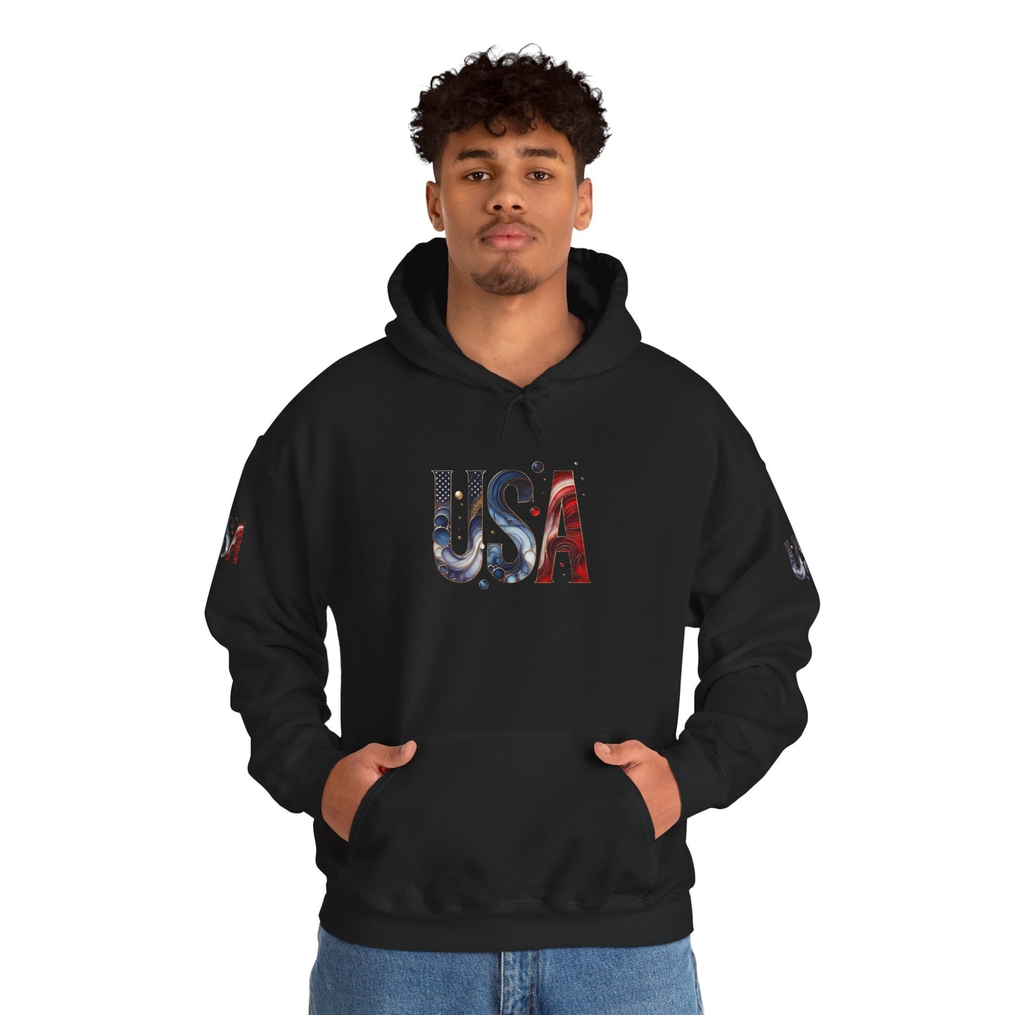 Princess Grace  TEAM USA  Unisex Heavy Bled   Hooded Sweatshirt