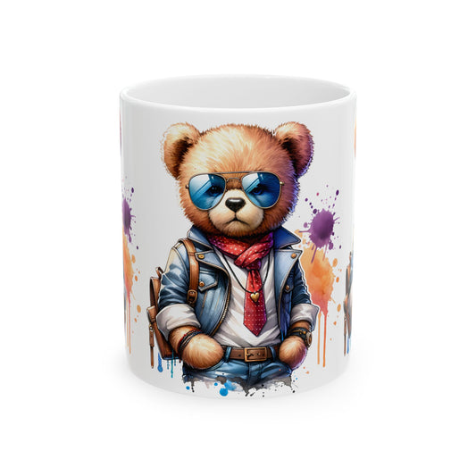 Princess Grace  Cool Teddy Bear Ceramic Mug