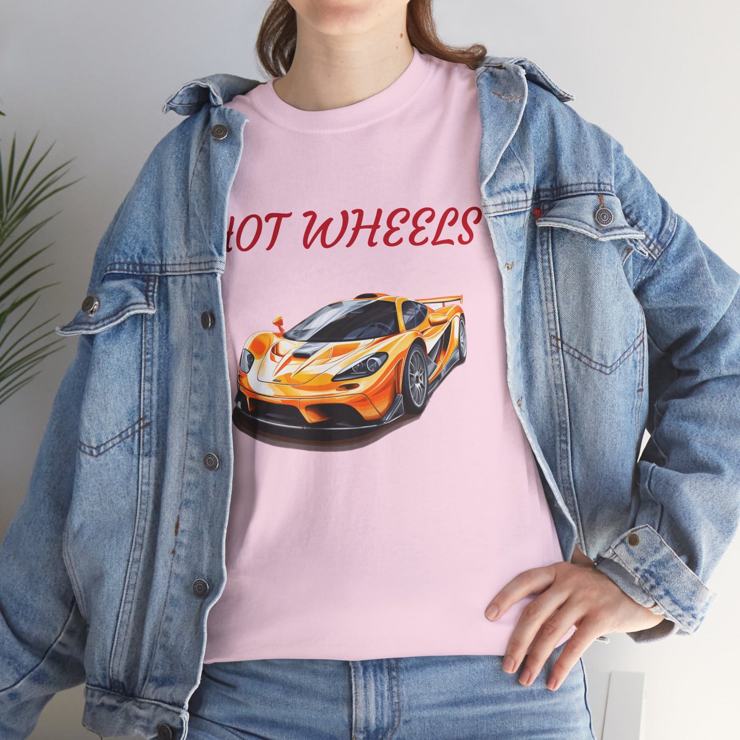 Princess Grace Hot Wheels Unisex Heavy Cotton Tee Race Car Graphic Tee for Racing Fans