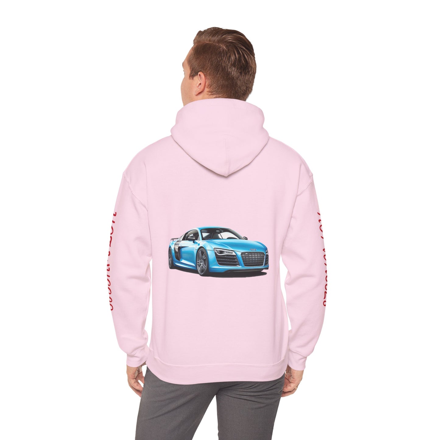 Princess Grace Hot Wheels Unisex Heavy Blen Hooded Sweatshirt Sporty Car Design Perfect for Car Enthusiasts