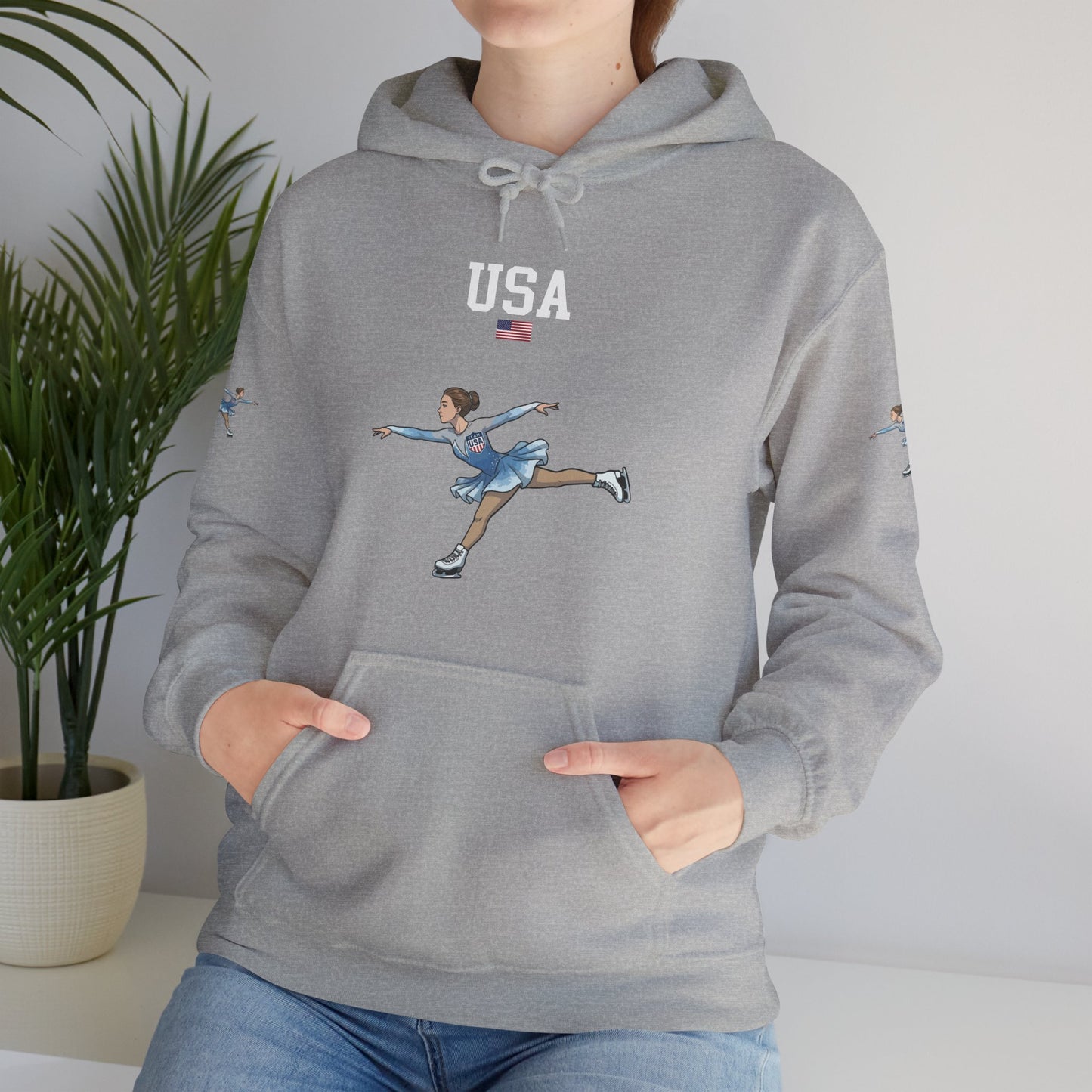 Princess Grace  TEAM USA  Unisex Heavy Blend Hooded Sweatshirt