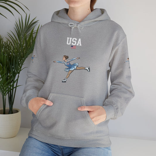 Princess Grace  TEAM USA  Unisex Heavy Blend Hooded Sweatshirt