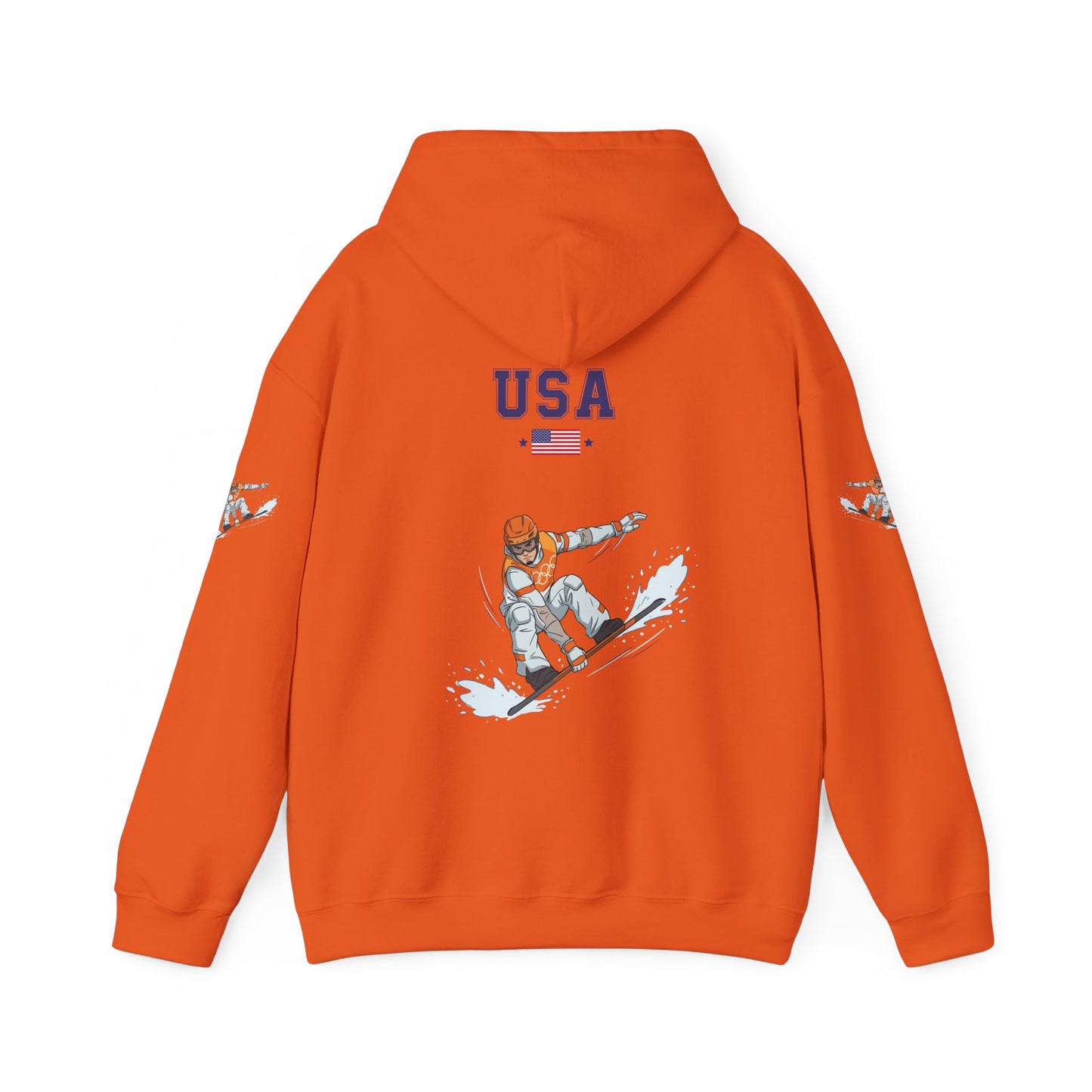 Princess Grace  TEAM USA  Snowboard  Unisex Heavy Blend Hooded Sweatshirt