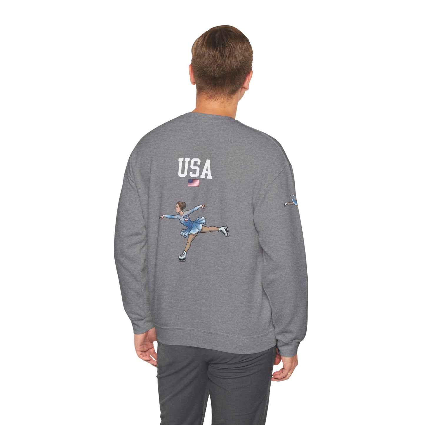 Princess Grace  TEAM USA  Unisex Heavy Blend  Crewneck Sweatshirt