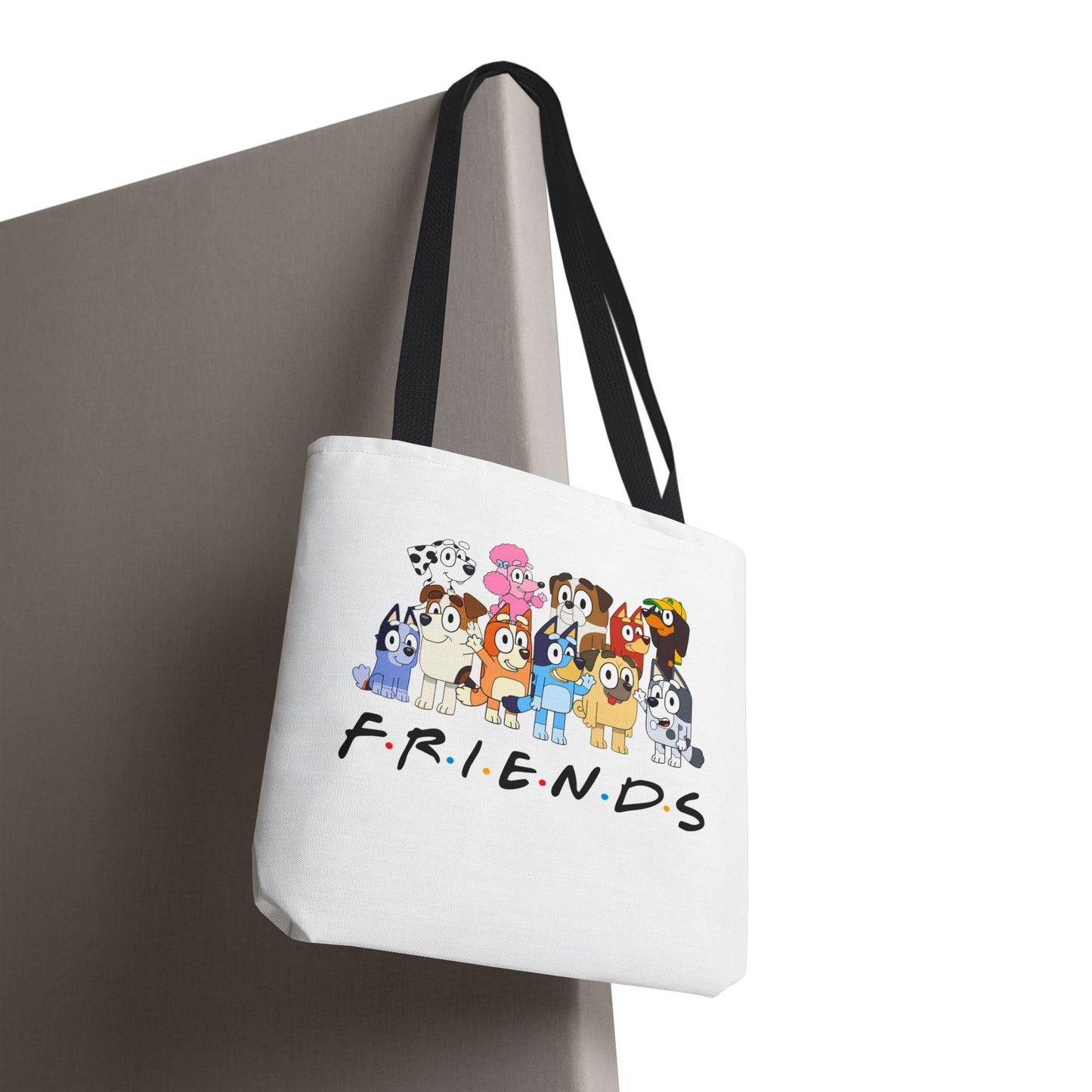 Princess Grace  Cute Animal Friends Tote Bag  Perfect for Dog Lovers & Friendship Gifts