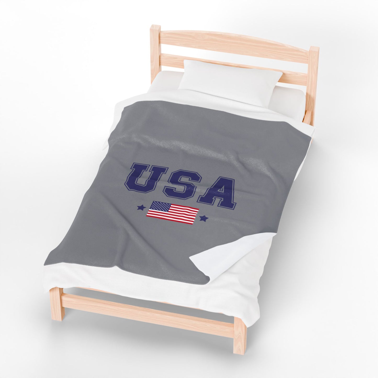 Princess Grace  TEAM USA  Velveteen Plush Blanket