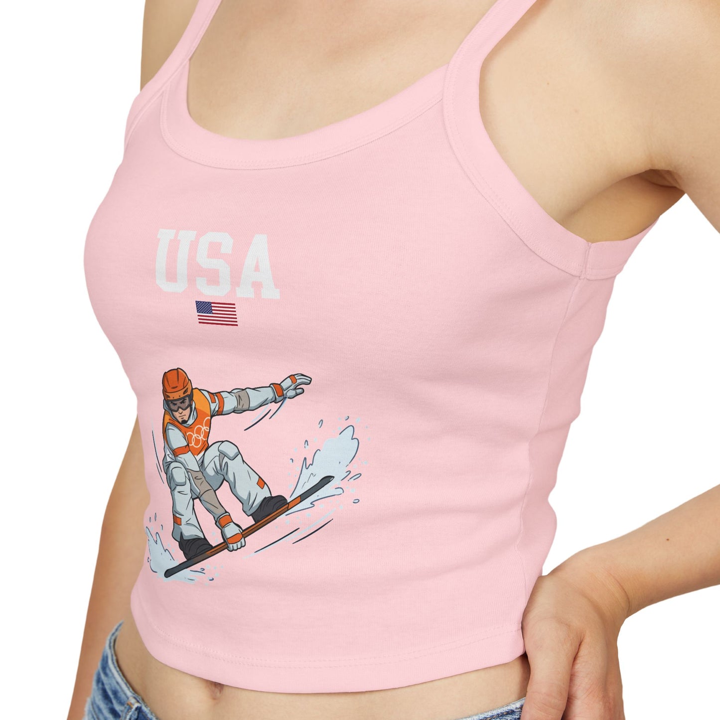 Princess Grace  TEAM USA  Women's Spaghetti Strap Tank Top