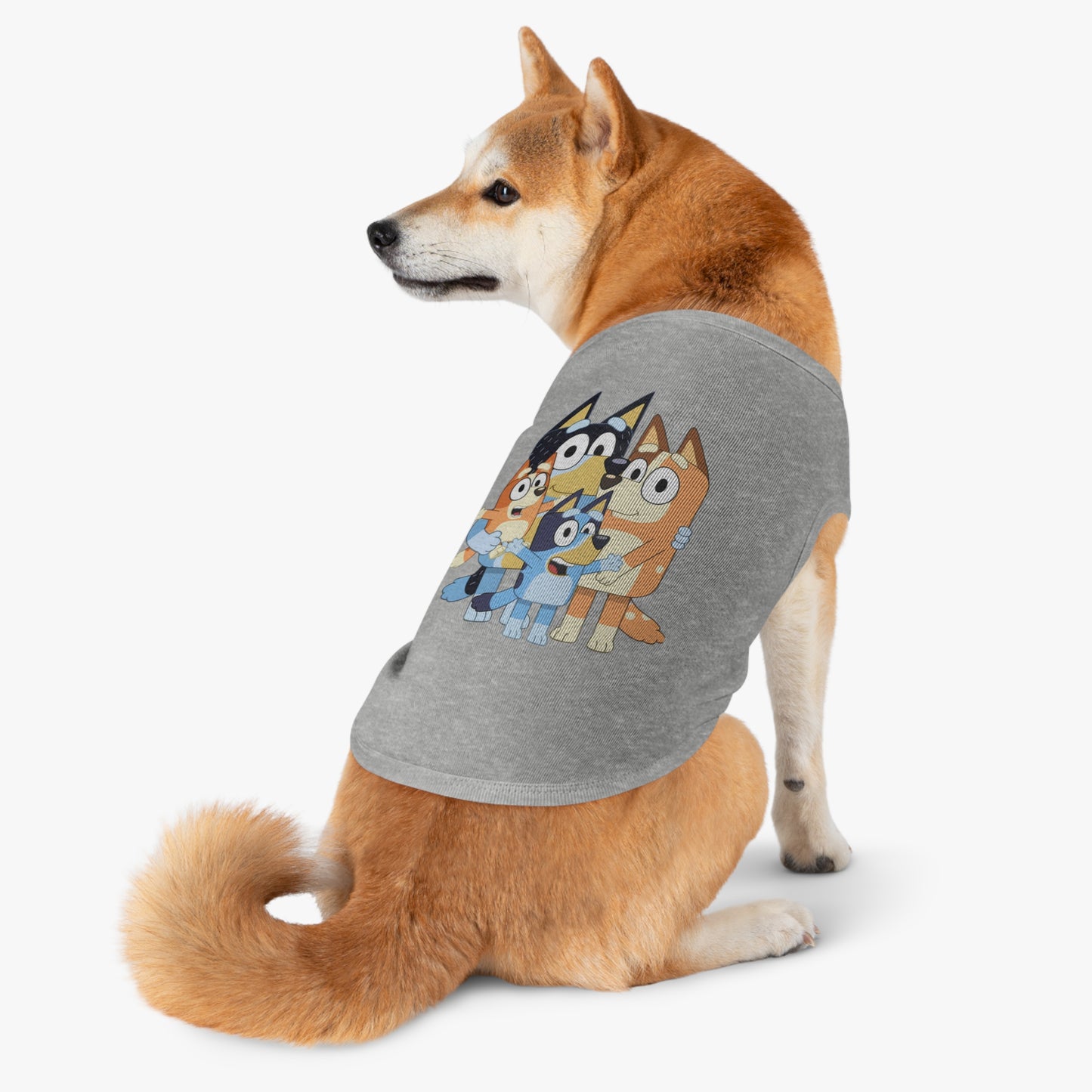 Princess Grace BLUEY  Cute Cartoon Pet Tank Top  Fun & Stylish Dog Apparel